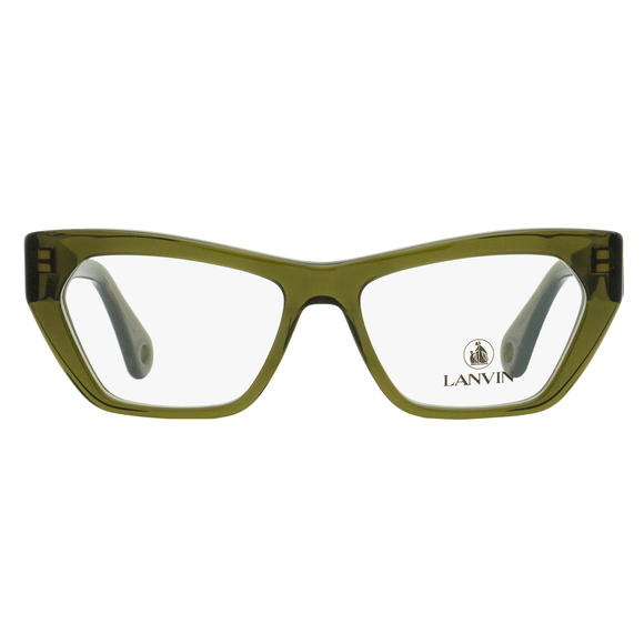 Lanvin Modified Rectangle Eyeglasses LNV2627 319 Khaki 54mm - Picture 2 of 3